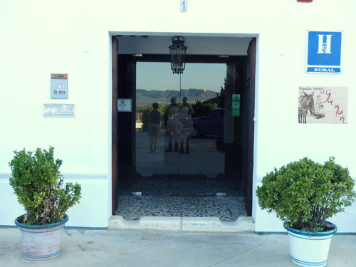 Hotel Entrance, simple on the outside, sophisticated on the inside.
